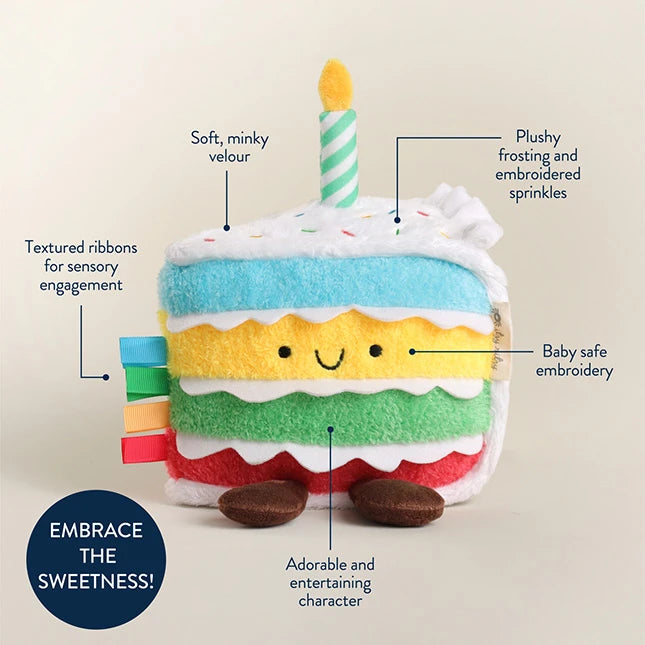 Plush Birthday Cake - Best Baby Toys & Gifts for Ages 0 to 4 - US 7940
