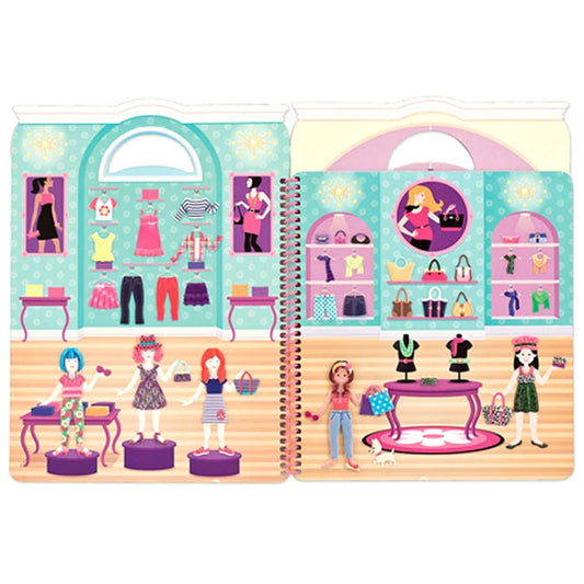 Deluxe Puffy Sticker Album - Day of Glamour - Best for Ages 4 to 5 - US 6883
