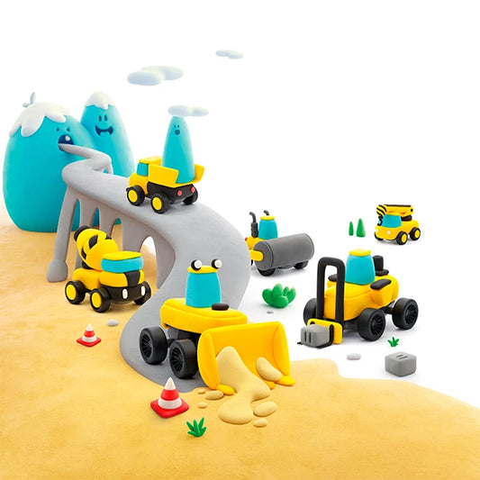 Hey Clay Construction Vehicles - Best Arts & Crafts for Ages 3 to 12 - US 2591