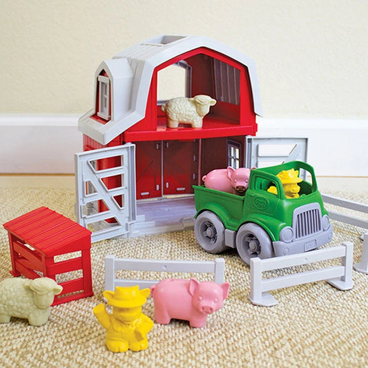 Green Toys - Farm Playset - Best Organic & Green Toys for Ages 2 to 6 - US 9635