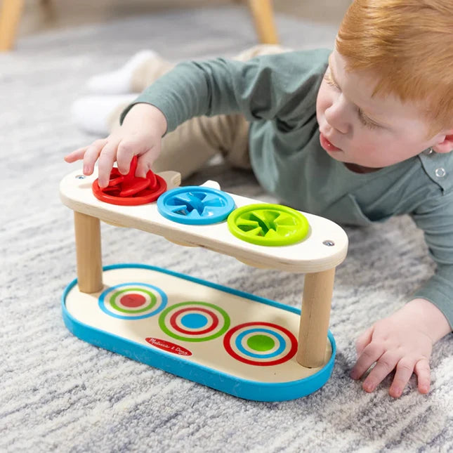 Match & Push Spinning Tops - Best Early Learning Toys for Ages 2 to 4 - US 0883