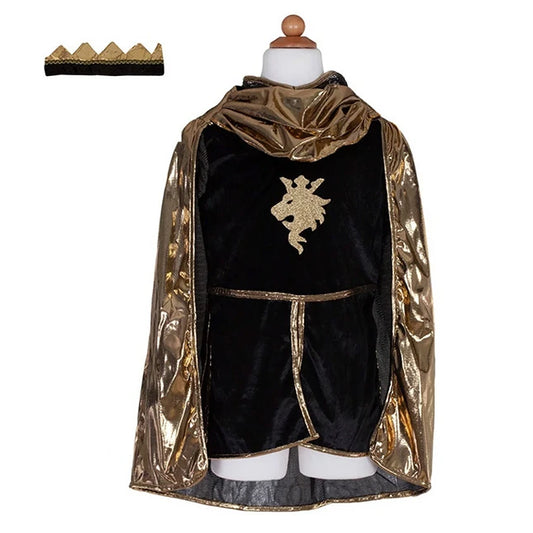 Golden Knight with Tunic Cape & Crown - Size 5-6 - US 6066