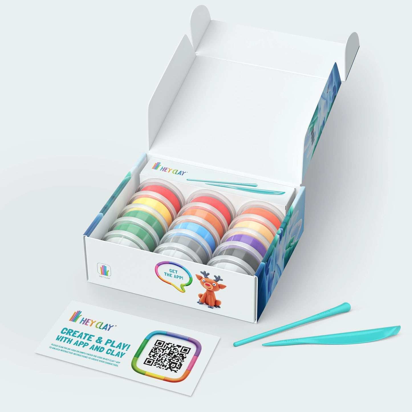 Hey Clay Winter Holidays Set - Best Arts & Crafts for Ages 3 to 11 - US 6010