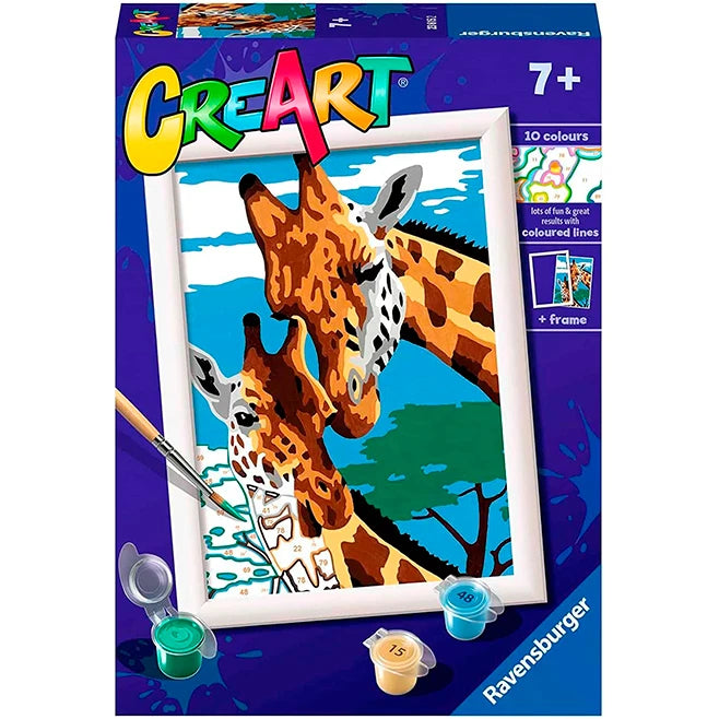 CreArt Cute Giraffes - 5x7 - Best Arts & Crafts for Ages 7 to 11 - US 4240
