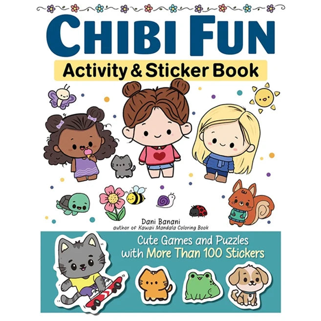 Chibi Fun Activity & Sticker Book - Best for Ages 6 to 10 - US 8333