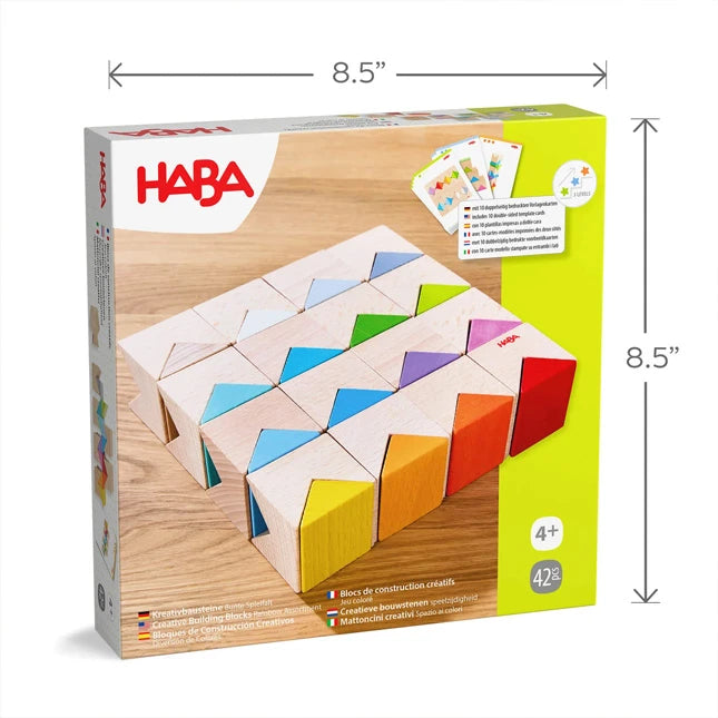 Colorful Triangles Building Blocks - Best Brainteasers for Ages 4 to 7 - US 3739