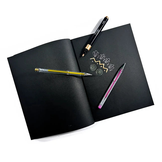 Modern Metallics Deluxe DIY Sketchbook Kit - Best for Ages 8 to 12 - US 7202