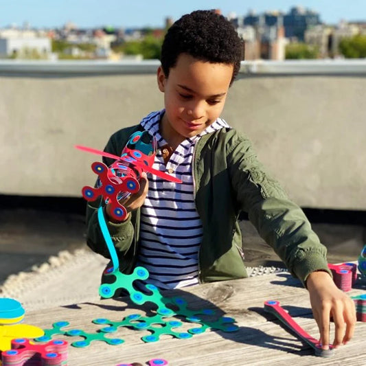 Clixo Rainbow Pack - Best Building & Construction for Ages 6 to 11 - US 7431