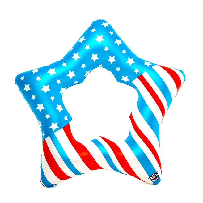 Giant Patriotic Star Pool Float - - Fat Brain Toys - US 8621