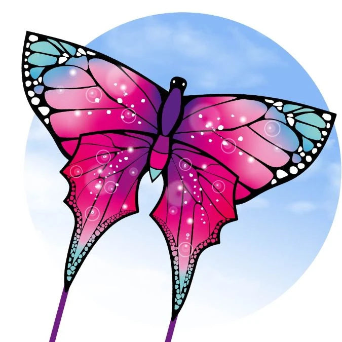 Ecoline Butterfly Marshmallow Kite - 43 inch - Best for Ages 5 to 10 - US 7049