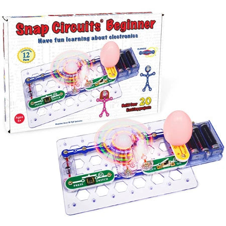 Snap Circuits Beginner - Best Classic & Retro Toys for Ages 5 to 7 - US 0109