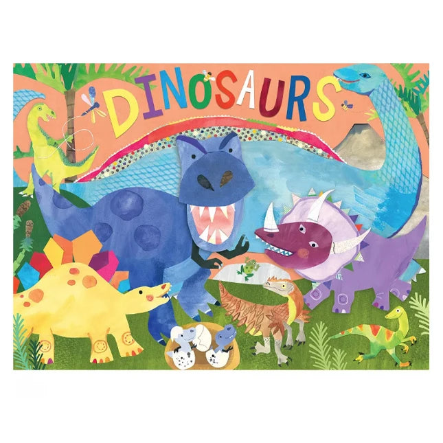 Dinosaurs 24pc Puzzle - Best Puzzles for Ages 3 to 9 - Fat Brain Toys - US 8093