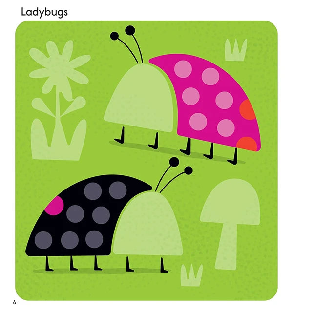 First Fun Sticker Paintings - Busy Bugs - Best for Ages 3 to 6 - US 2160
