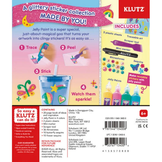 Klutz Paint & Peel Jelly Stickers - Glitter Goals! - US 5571
