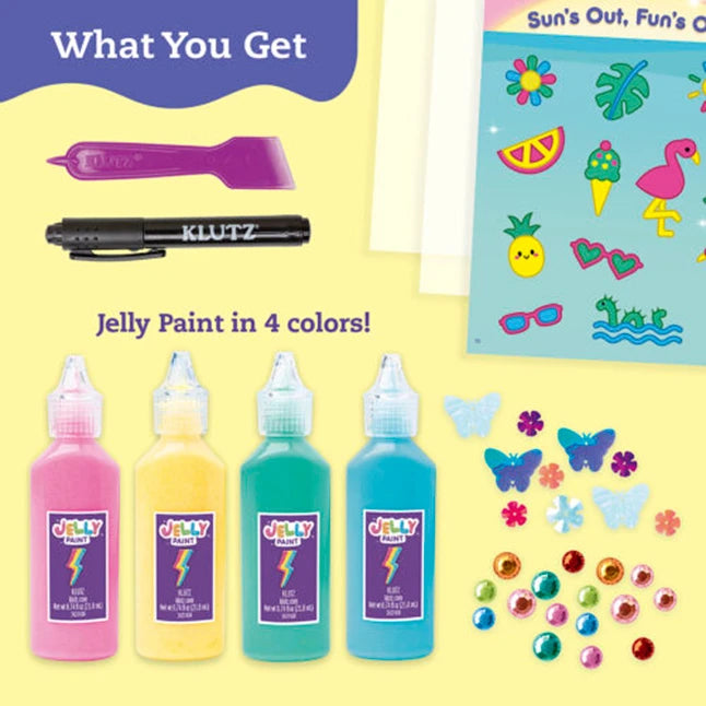 Klutz Paint & Peel Jelly Stickers - Glitter Goals! - US 5571