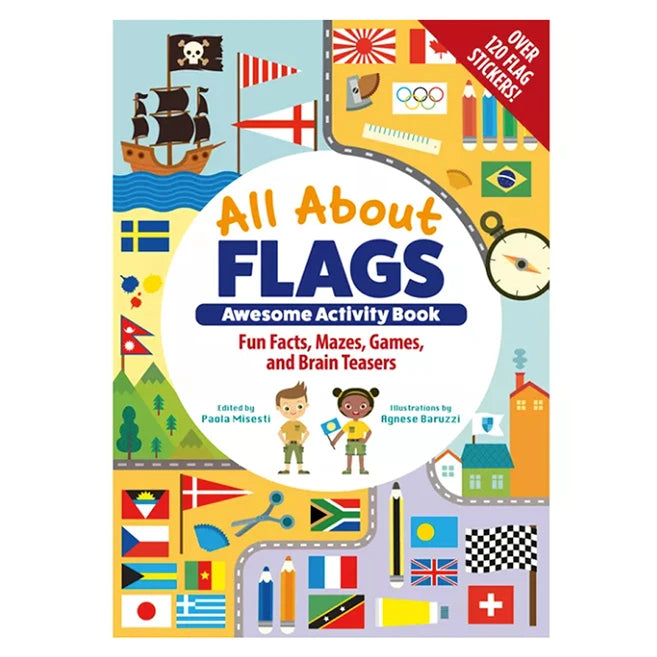 All About Flags Awesome Activity Book - Best Books for Ages 3 to 12 - US 8324