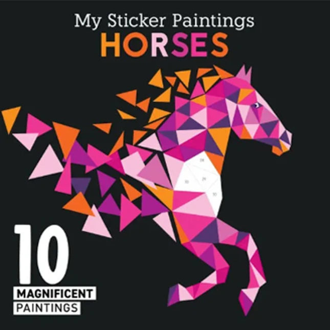 My Sticker Paintings - Horses - Best Arts & Crafts for Ages 5 to 9 - US 2657