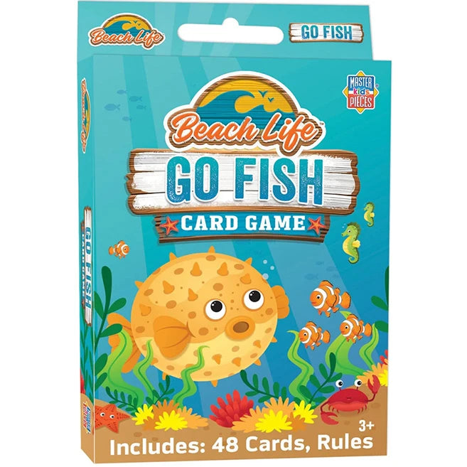 Beach Life Go Fish Card Game - Best Games for Ages 3 to 9 - US 5147