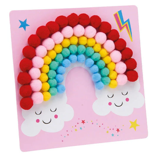 Rainbow Fairy Pom Pom Art - Best Arts & Crafts for Ages 3 to 7 - US 1244