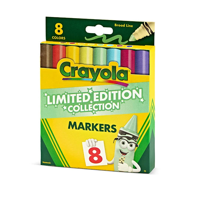 Crayola 8 CT Markers - Limited Edition - Best for Ages 3 to 9 - US 6157