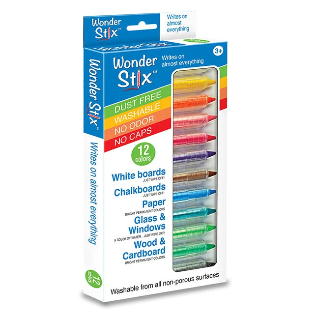 Wonder Stix 12 Pack - Best Arts & Crafts for Ages 3 to 9 - US 1198