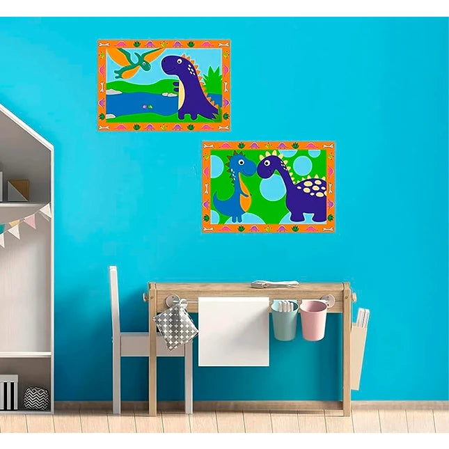 CreArt Jr. Land of the Dinosaurs - 2 Images - Best for Ages 5 to 10 - US 4743