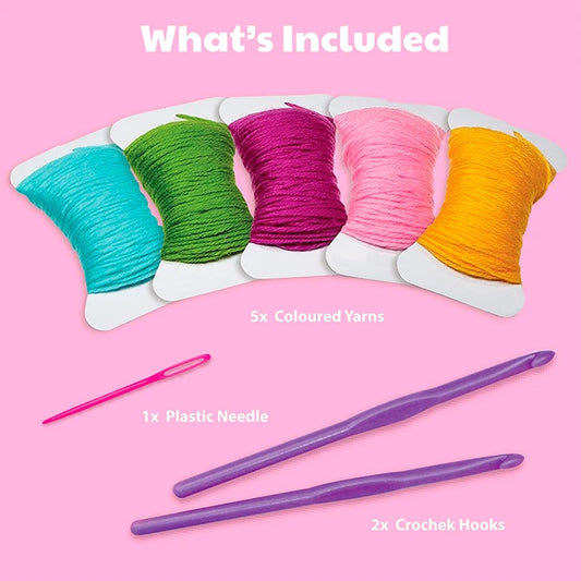4M Easy-To-Do Crochet Kit - Best Arts & Crafts for Babies - US 3690