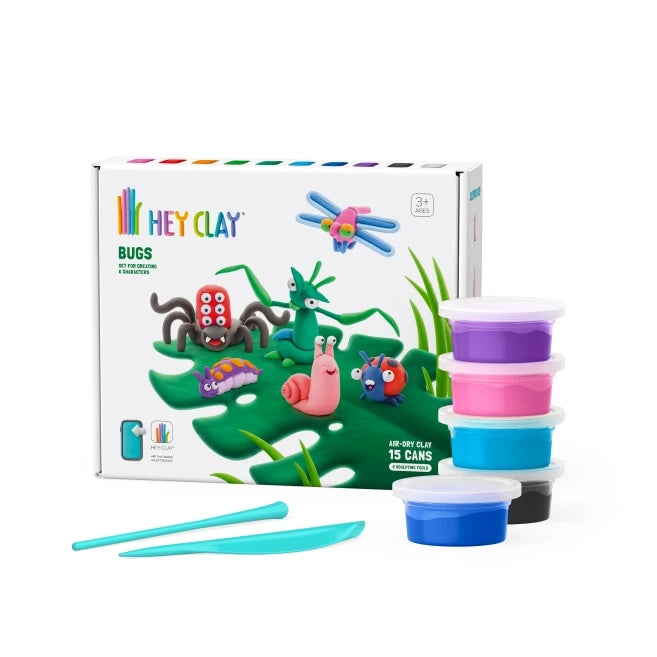 Hey Clay Bugs - Best Arts & Crafts for Ages 4 to 9 - Fat Brain Toys - US 5067
