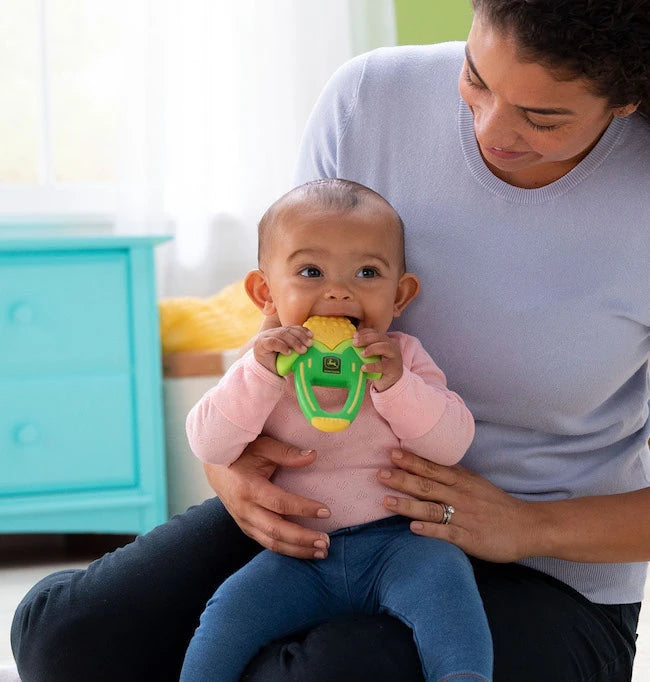 Lamaze John Deere Massaging Corn Teether - Best for Ages 1 to 2 - US 1752