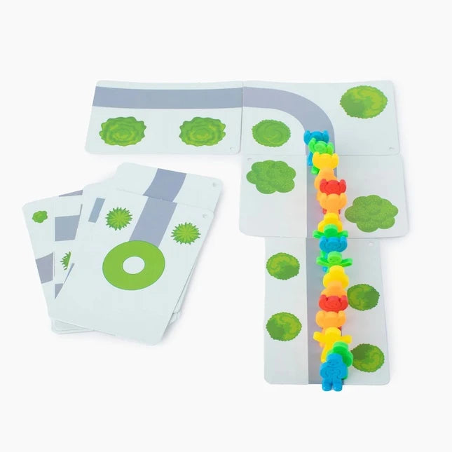 STEAM Super Topplers & Domino Run Cards - - Fat Brain Toys - US 9566