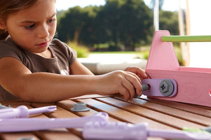 Green Toys Tool Set - Pink - Best Organic &amp; Green Toys for Babies - US 7617