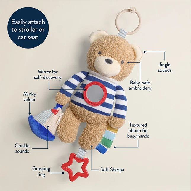 Bitzy Traveler™ Bear - Best Baby Toys &amp; Gifts for Babies - US 0469