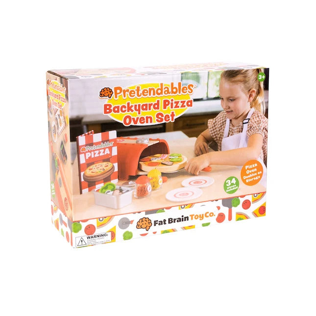Pretendables Backyard Pizza Oven Set - Best for Ages 3 to 5 - US 5946