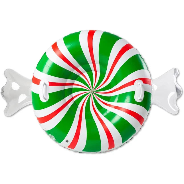 Peppermint Snow Tube - Green Red White - Best for Ages 8 to 12 - US 2081
