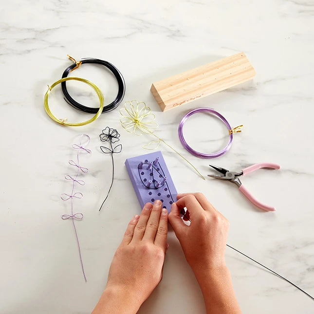 Craft Crush - DIY Wire Flower Kit - Best Arts &amp; Crafts for Babies - US 1419