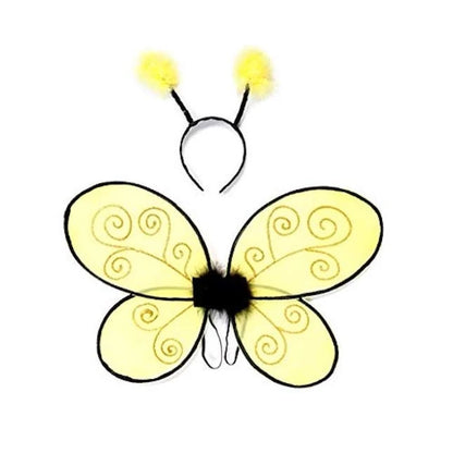 Bumble Bee Wings &amp; Headband - Best for Ages 3 to 6 - US 1639