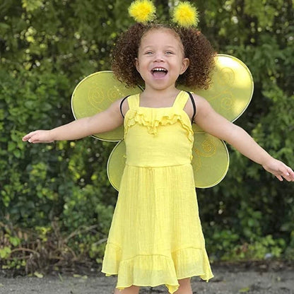 Bumble Bee Wings &amp; Headband - Best for Ages 3 to 6 - US 1639