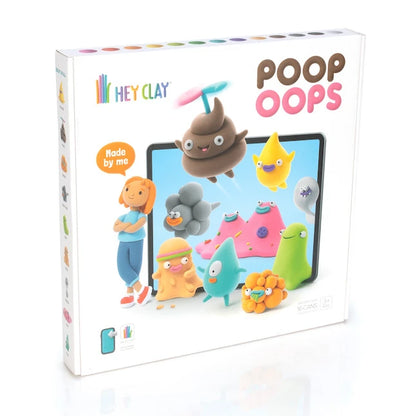 Hey Clay - Poop Oops Air-Dry Clay - Best for Ages 3 to 12 - US 1573