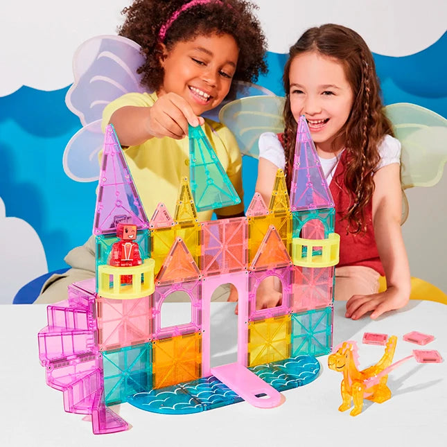Magna-Tiles Castle DLX + microMAGS - Best for Ages 3 to 4 - US 8805