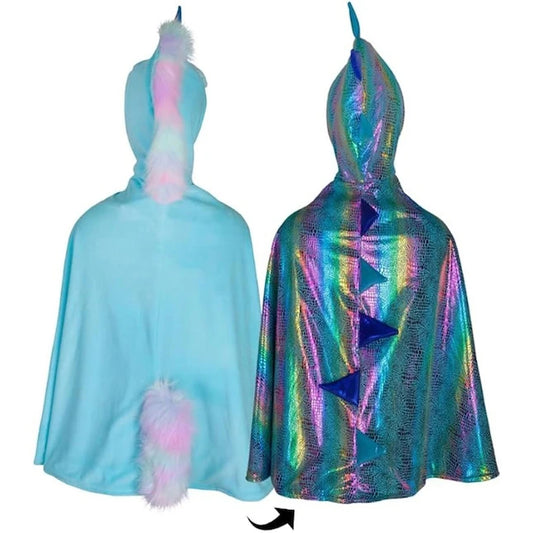Reversible Unicorn / Dragon Cape - Size 5-6 - Best for Ages 5 to 6 - US 6751