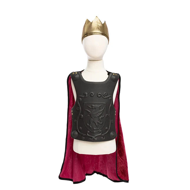 Legendary Knight Cape Chest Plate &amp; Crown - Size 5-6 - US 2171