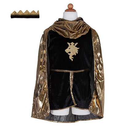 Golden Knight with Tunic Cape &amp; Crown - Size 5-6 - US 6066