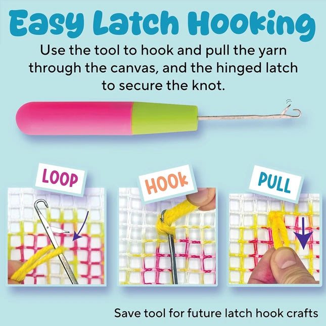 Make Your Own Latch N Patch Fuzzy Stickers - Best for Ages 7 to 12 - US 6146