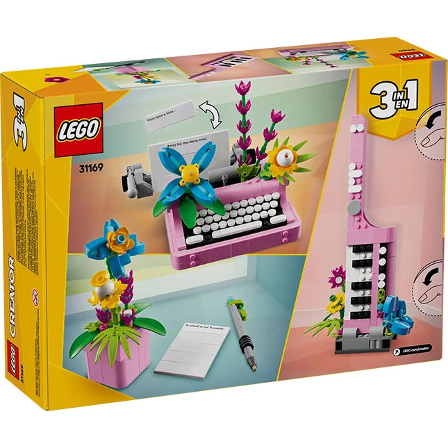 LEGO Creator - Typewriter with Flowers - Best for Ages 8 to 12 - US 8337