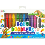 Body Doodlers Face &amp; Body Crayons - Set of 12 Colors - US 5435