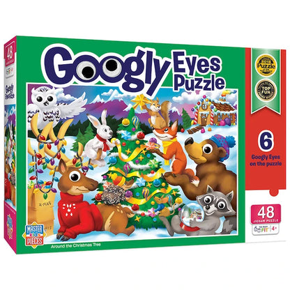 Googly Eyes Puzzle Around the Christmas Tree - 48pc - US 6287
