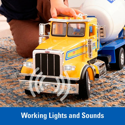 1:16 Big Farm Peterbilt Semi With Cement Mixer - Best for Ages 3 to 6 - US 3659