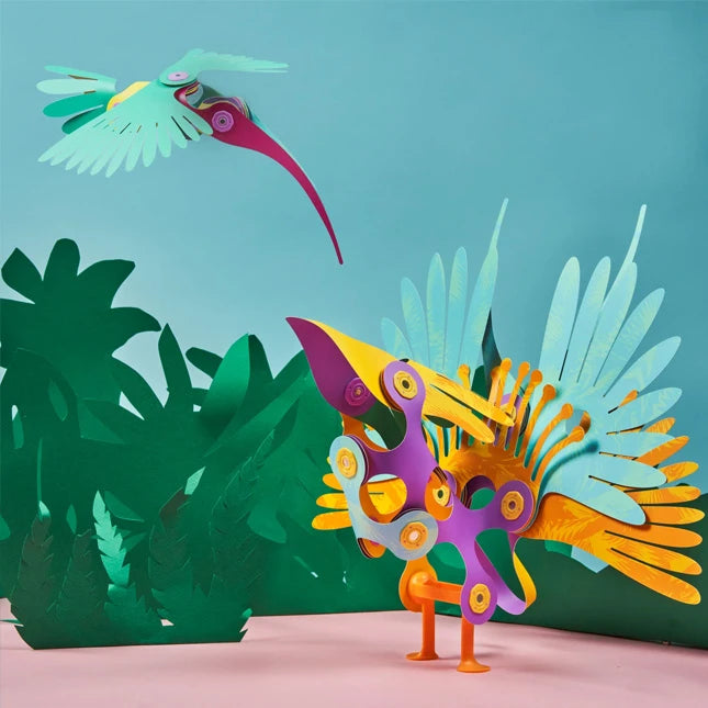 Clixo Tropical Birds Pack - Best for Ages 6 to 11 - US 0316
