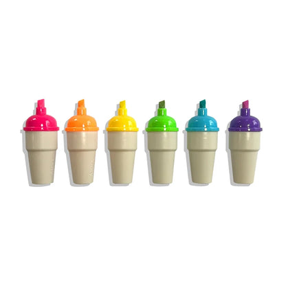Sweet Scoops Strawberry Scented Neon Highlighters - US 2564