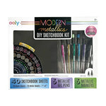 Modern Metallics Deluxe DIY Sketchbook Kit - Best for Ages 8 to 12 - US 7202